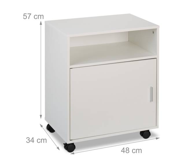 3 skyrių mobilus biuro vežimėlis3