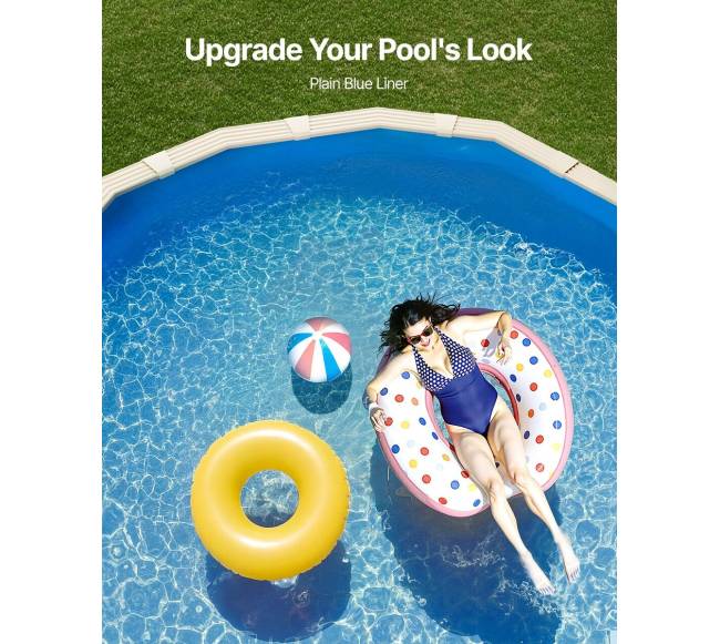 Ovalus baseino įdėklas 5x3m Unibead stiliaus5