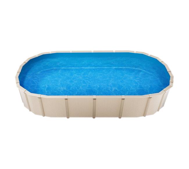 Ovalus baseino įdėklas 5x3m Unibead stiliaus9