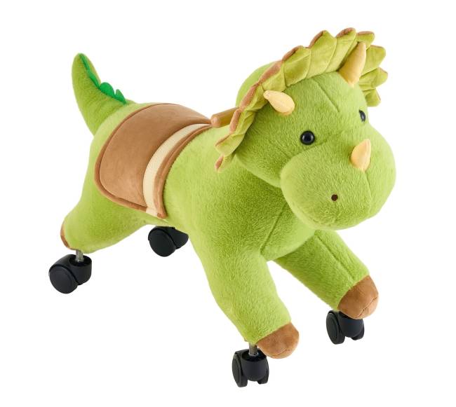 Vaikiškas jojamas dinozauras su ratukais8