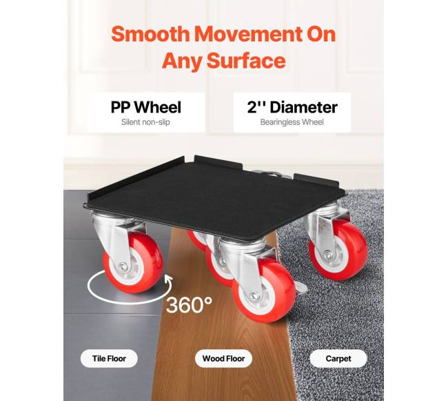 Baldų pervežimo platforma su 5 ratukais3