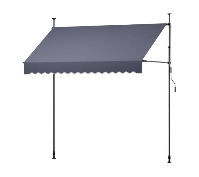 Rankiniu būdu ištraukiama lauko markizė 250 cm8