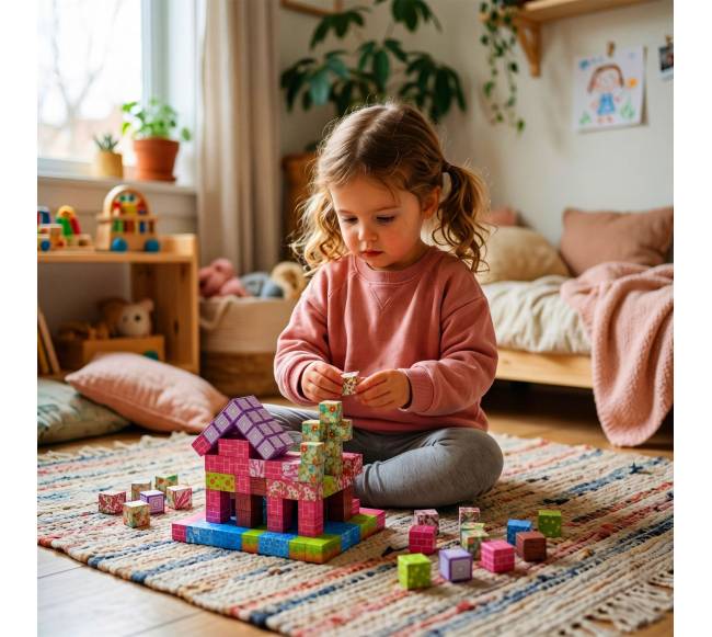 Magnetinių pikselių kubelių rinkinys vaikams5