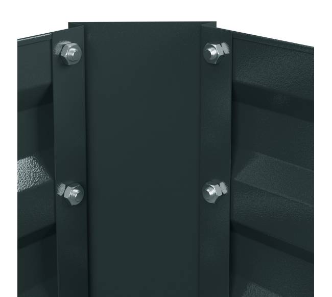 Paaukštinta metalinė gėlių lysvė5