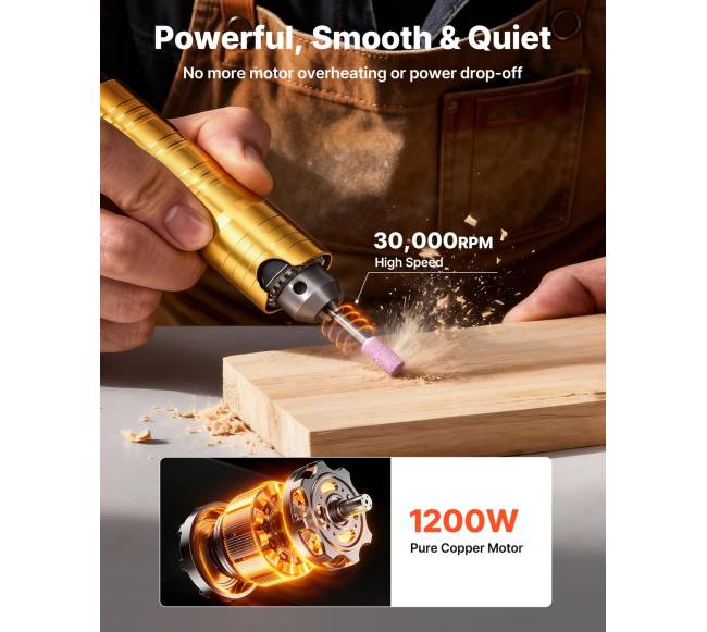 Lankstaus veleno šlifuoklis, 1200W 30000RPM1