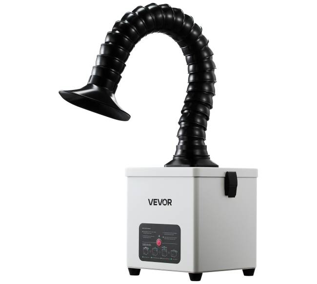 Litavimo dūmų ištraukiklis su 3 pakopų filtru0