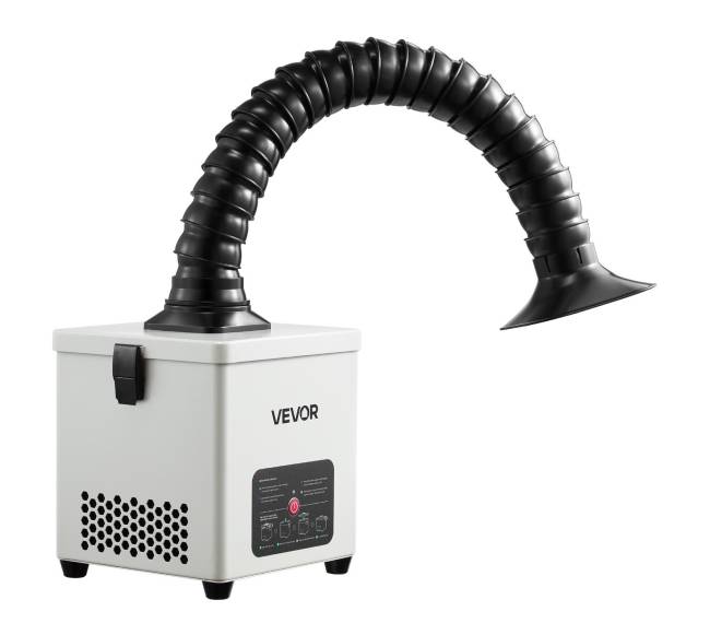 Litavimo dūmų ištraukiklis su 3 pakopų filtru9