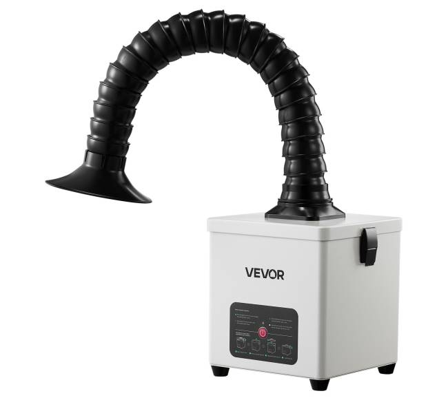 Litavimo dūmų ištraukiklis su 3 pakopų filtru10