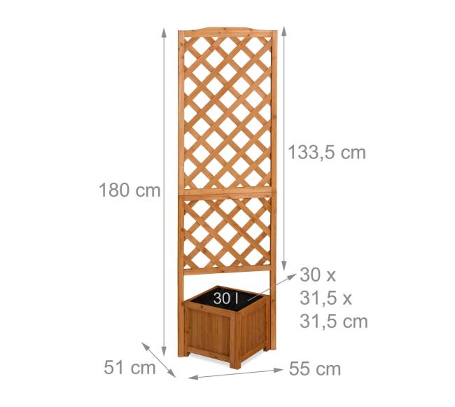 Grotelių vazonas 180 cm3