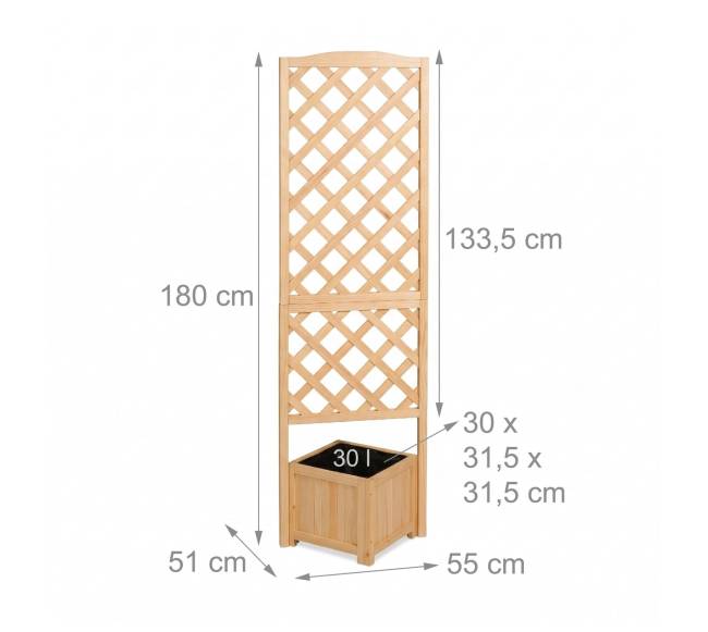 Grotelių vazonas 180 cm3