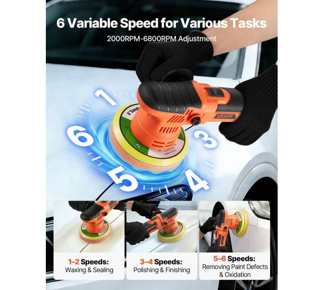 Automobilio poliravimo mašinėlė 150 mm3