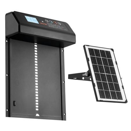Automatinės vištidės durys su saulės baterija0