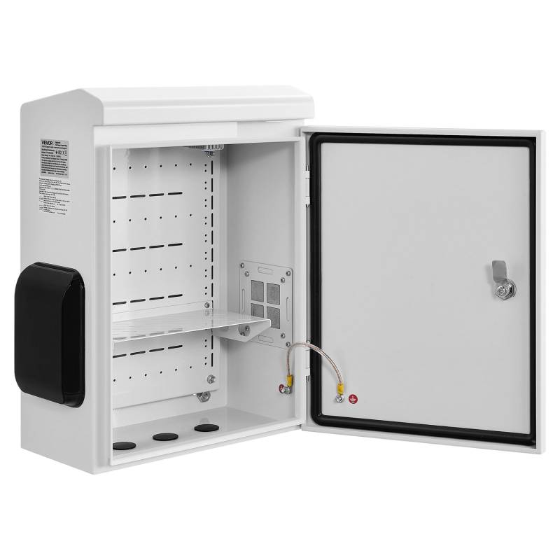 Lauko elektros skydelis su termostatu ir ventiliatoriumi0