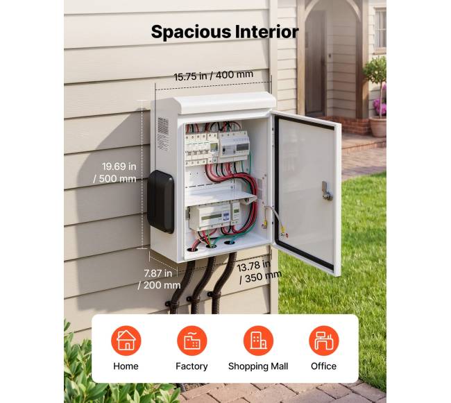 Lauko elektros skydelis su termostatu ir ventiliatoriumi1