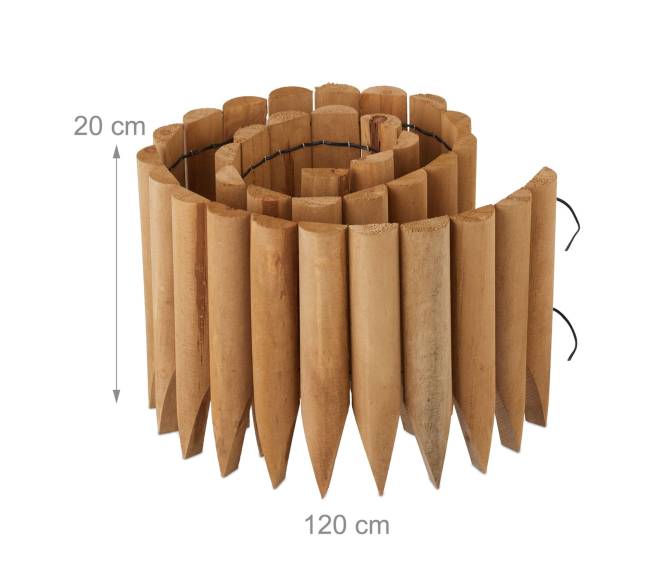 Medinis sodo apvadas 20 cm aukščio3