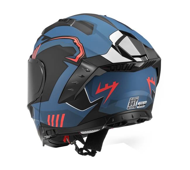 Modulinis motociklo šalmas, atverčiamas, XL8