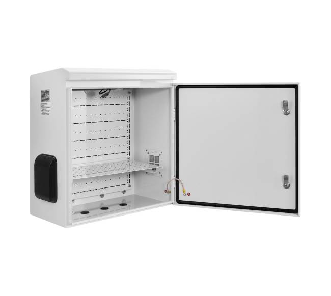 Lauko elektros skydelis su termostatu, 600 x 600 x 300 mm0
