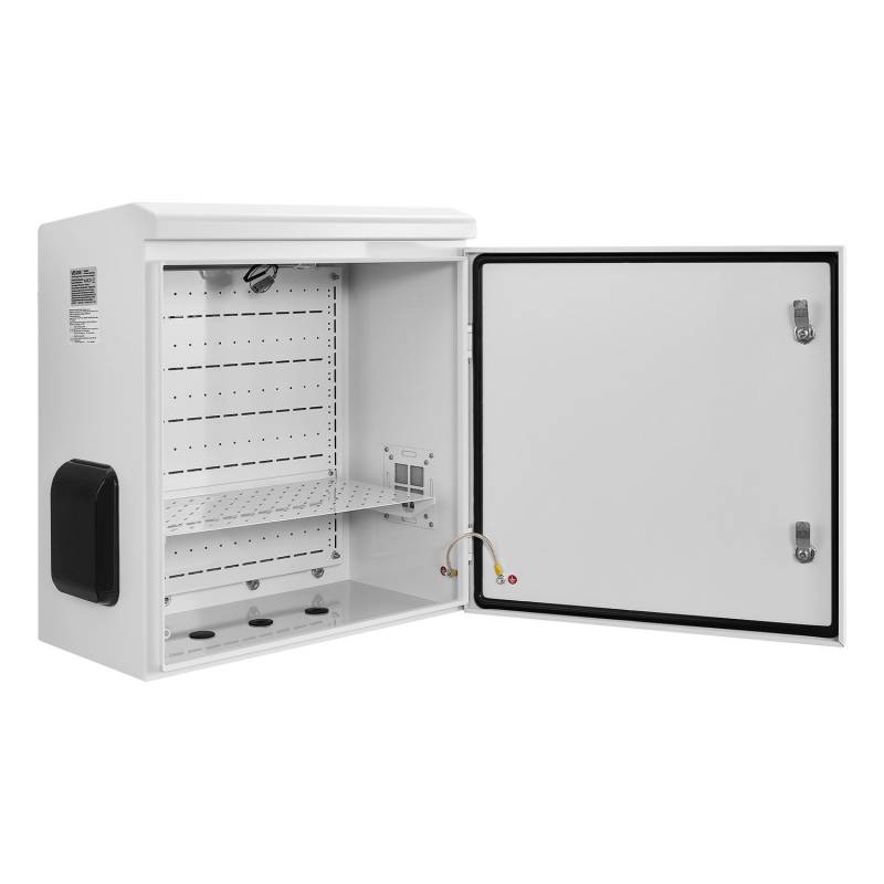 Lauko elektros skydelis su termostatu, 600 x 600 x 300 mm0