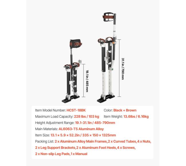 Gipso kartono kojūklai, reguliuojami 485–790 mm6