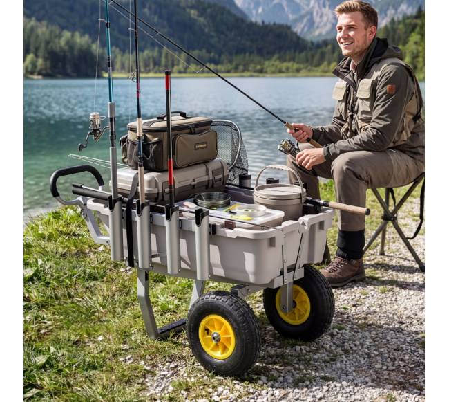 Paplūdimio žvejybos vežimėlis 90,7 kg7