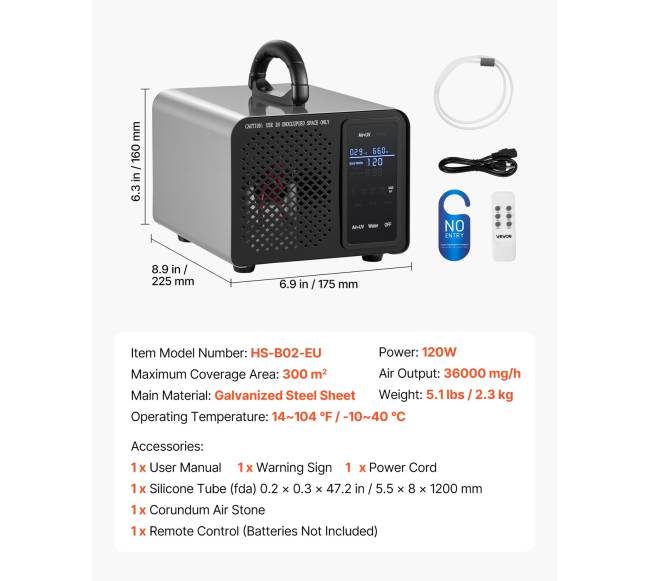 Ozono generatorius 36000 mgh6