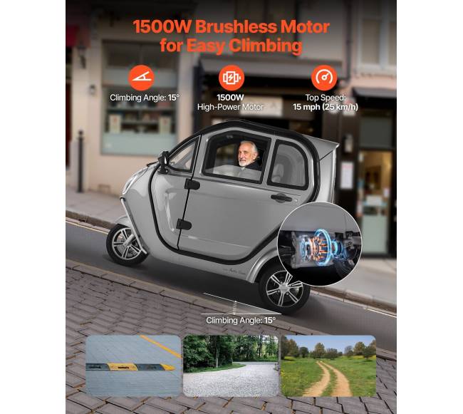 3 ratų elektrinis motoroleris vyresniems2
