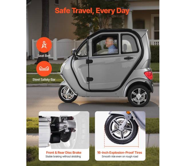 3 ratų elektrinis motoroleris vyresniems4