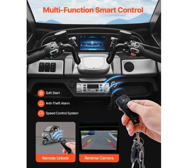 3 ratų elektrinis motoroleris vyresniems6