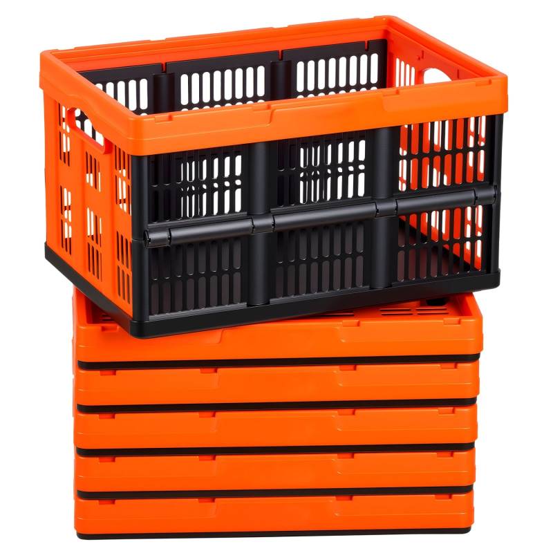 Sulankstomos plastikinės daiktadėžės 45 l, 6 vnt.0