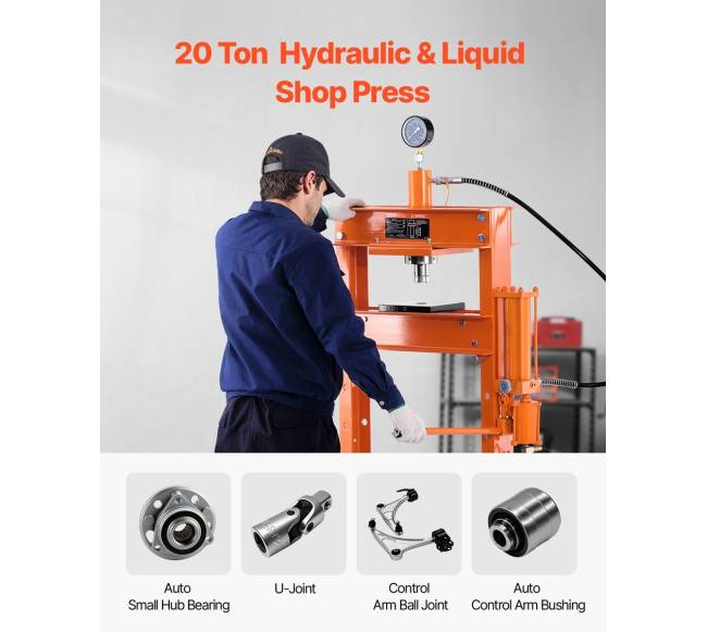 20 tonų hidraulinis parduotuvės presas1