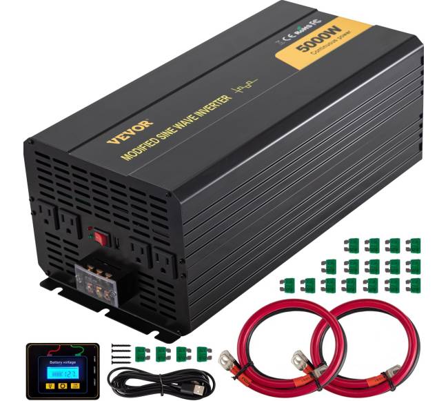 5000W galingumo keitiklis iš 12V į 120V0