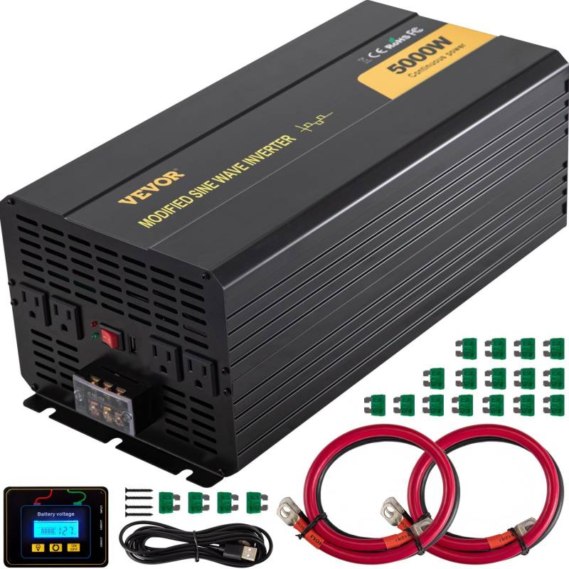 5000W galingumo keitiklis iš 12V į 120V0