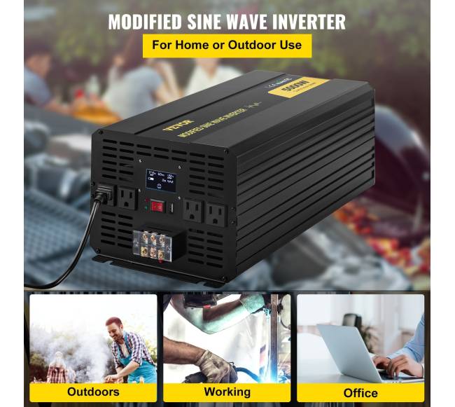 5000W galingumo keitiklis iš 12V į 120V2