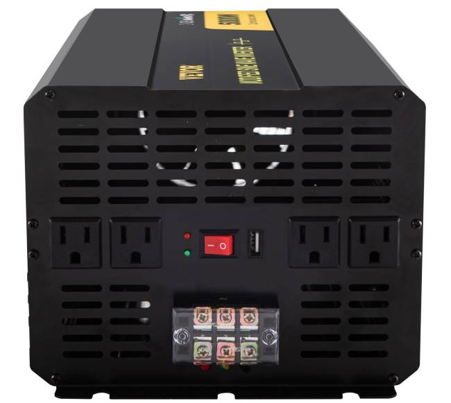 5000W galingumo keitiklis iš 12V į 120V10