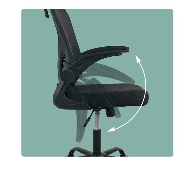Ergonomiška biuro kėdė, juoda4