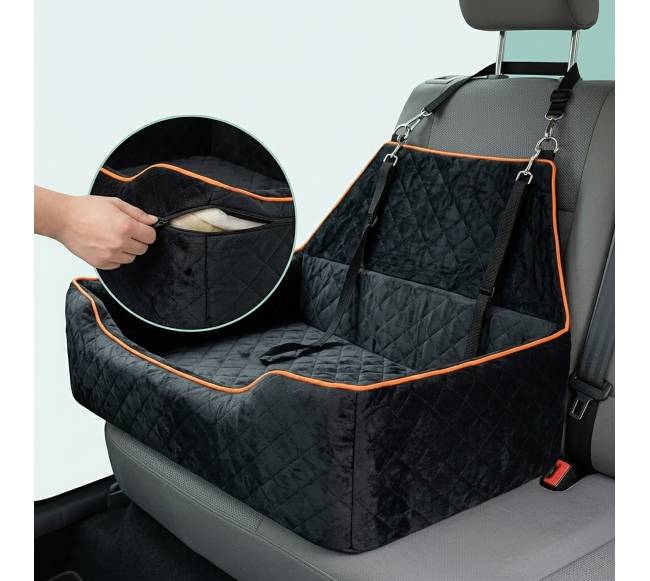 XXL šuns automobilinė sėdynė galinei sėdynei ir bagažinei6