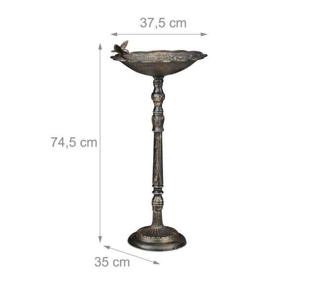 XL ketaus pastatoma paukščių maudyklė3