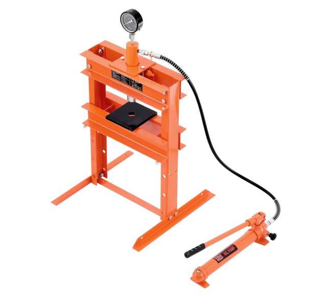 10 t hidraulinis presas su presavimo plokštėmis9