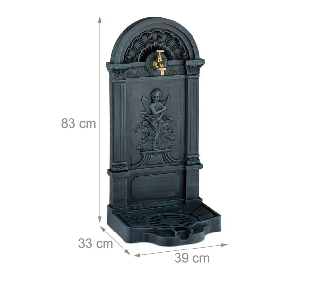 Sodo fontanas su angelo dizainu3