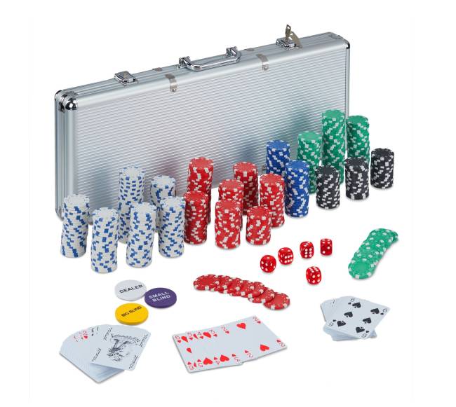 Pokerio rinkinys 500 vnt. žetonų0