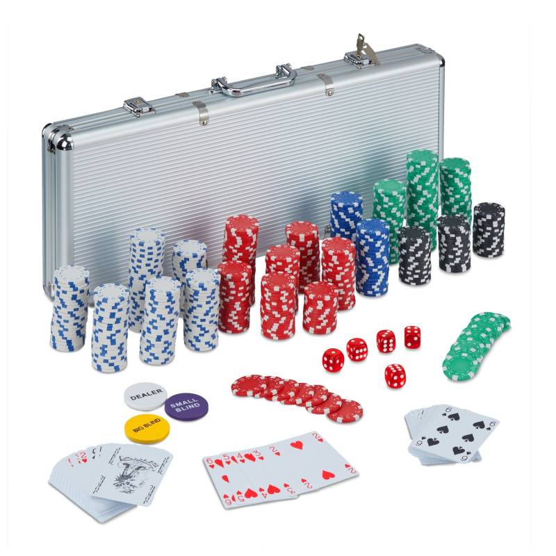 Pokerio rinkinys 500 vnt. žetonų0