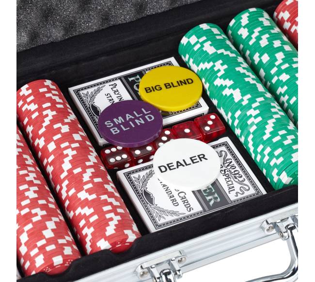 Pokerio rinkinys 500 vnt. žetonų5