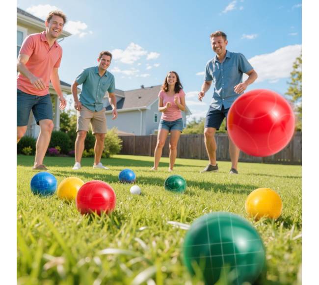 bocce kamuolių rinkinys 107 mm, 8 kamuoliai7