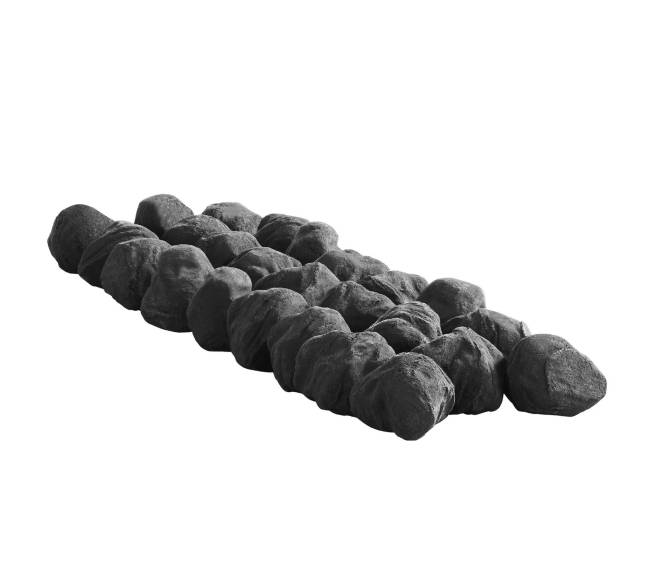 3-5 cm 25 vnt. lavos akmenų laužo akmenys0