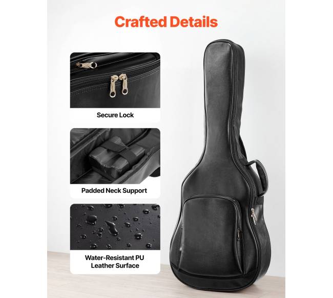 Kietas dėklas akustinei gitarai, 1195 mm5