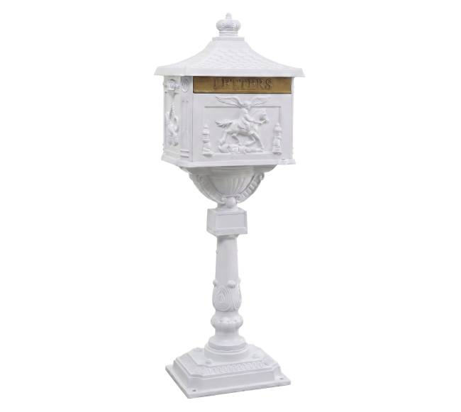 Antikvarinė pastatoma stulpinė pašto dėžutė9