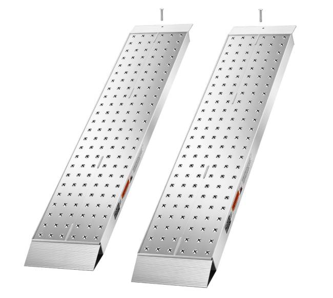 Aliuminio priekabos rampos, 2 vnt., 1396 x 304 mm0