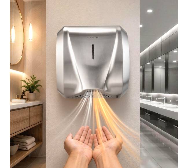 Rankų džiovintuvas 1800W su HEPA filtru7