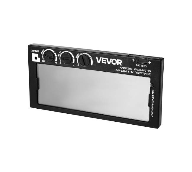Automatiškai tamsėjantis suvirinimo lęšis 108 x 51 mm9