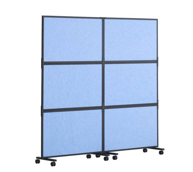 Mėlyna akustinė pertvara kambariui, 2 vnt.8